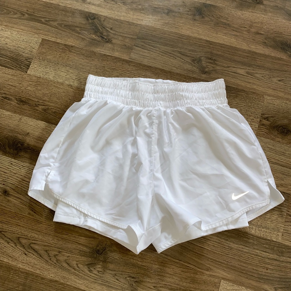Nike Women's White Athletic Shorts